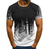 The latest 3d-printed T-shirt ink design short sleeve casual summer T-shirt fashionable round neck T-shirt men's T-shirt harajuk