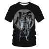 The latest 3d-printed T-shirt ink design short sleeve casual summer T-shirt fashionable round neck T-shirt men's T-shirt harajuk