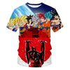 The latest 3d-printed T-shirt ink design short sleeve casual summer T-shirt fashionable round neck T-shirt men's T-shirt harajuk