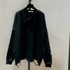 Korean Loose Pullover Shirts Women 2020 Spring New Ripped Hole BF Loose Round-Neck Long-Sleeve Mid-length Top Casual Hoodie Z127