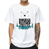 100% Cotton Men Cute T Shirt Cartoon Heart Pattern Bear Animal Print Tee Tops Short Sleeve Funny Harajuku T-Shirt Plus Size