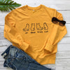 Un Deux Trois Cat Sweatshirt Kitten hoodies Causal cute sweatshirts Animal pet Aesthetic Cotton Shirts one two three four Tops