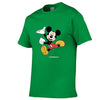 Disney Mickey Mouse Cartoon T-shirt Men Women Summer O-Neck T Shirt Casual Loose Color Print T-shirt Hip Hop Streetwear Top Tees