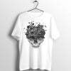 Men's T Shirt Pencil Crow Drawing Artwork Art Printed Tee cotton meterial animel basic men short sleeve Casual loose clothing
