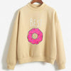Funny Best Friend Hoody Sweatshirt Women Funny Crewneck Hipster BFF Hoodies Kawaii Food Snacks Pullover INS Jumper